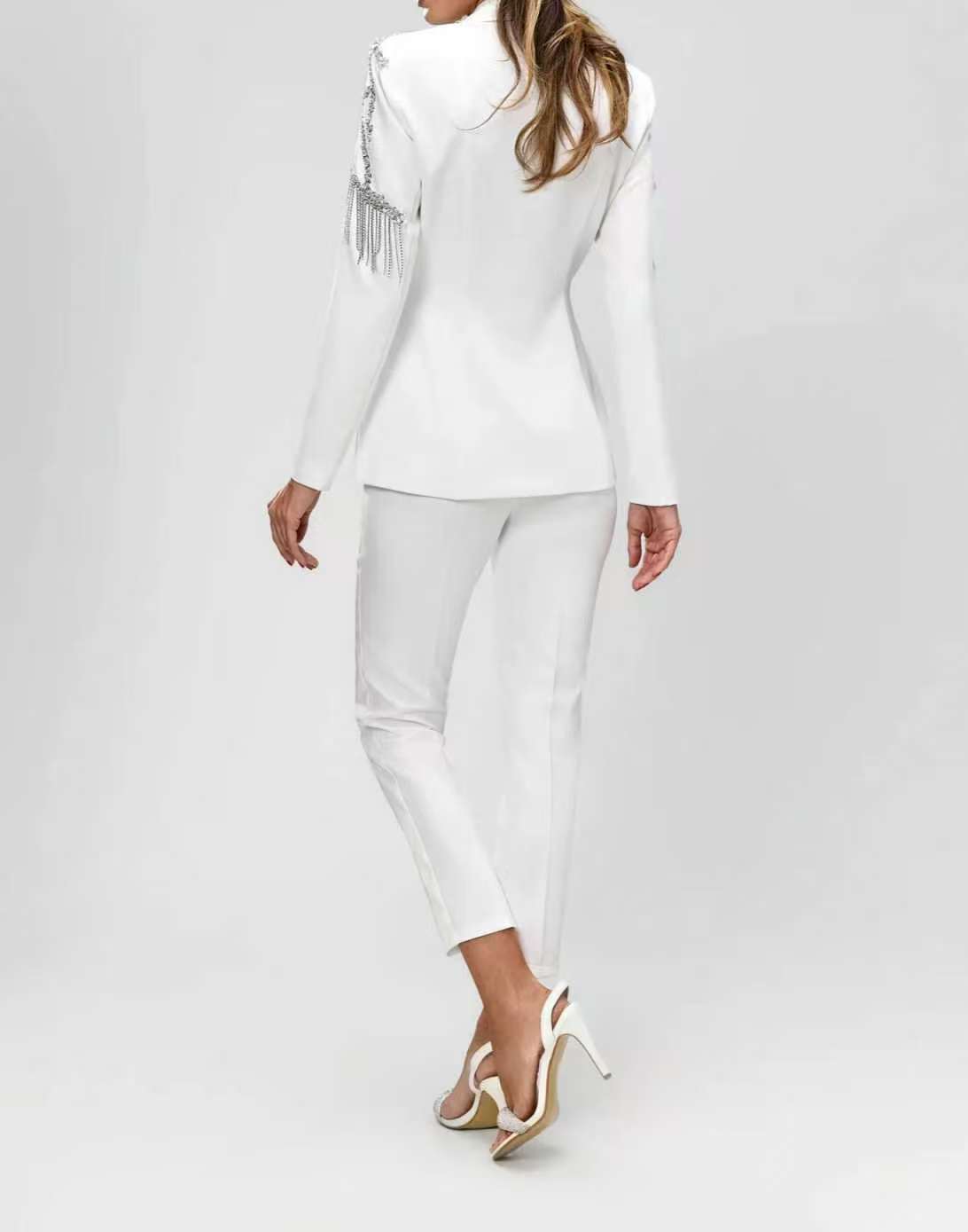 Crystals Beading Women Suit Se - огляд і ціна Women'S Formal Wear Tuxedo