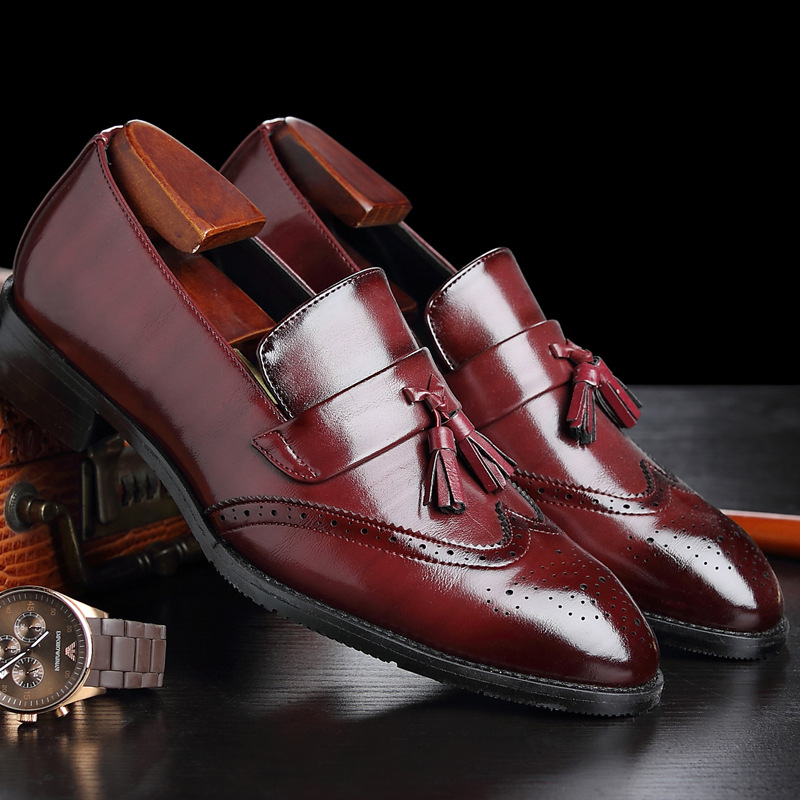 Classic Men's Leather Tassel L - огляд і ціна Formal Wear Women'S Loafers