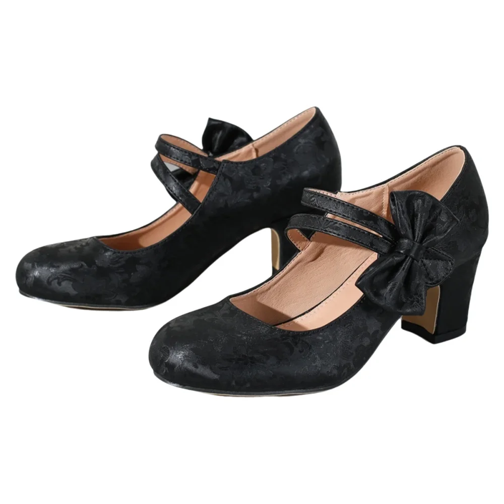 Large size women's shoes bow M - огляд і ціна Large Women'S Formal Wear