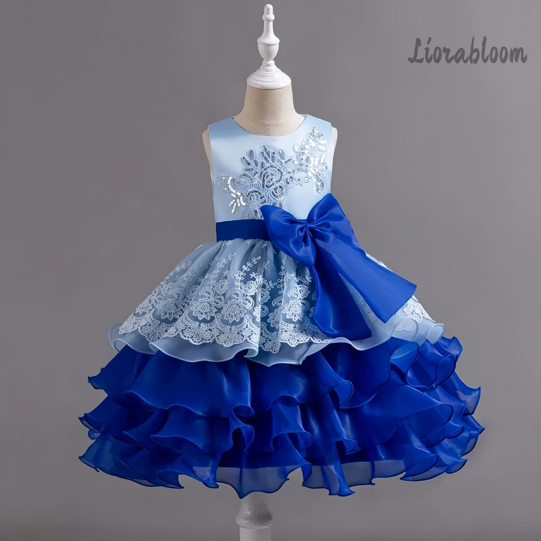 Girls' Dress With Large Bow Sl - огляд і ціна Large Women'S Formal Wear