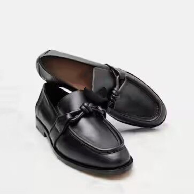 Women's Leather Knot Detail Lo - огляд і ціна Formal Wear Women'S Loafers