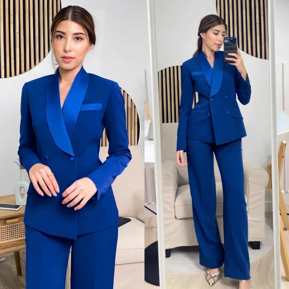 Royal Blue Women Jacket Sets C - огляд і ціна Women'S Formal Jackets To Wear With Dresses
