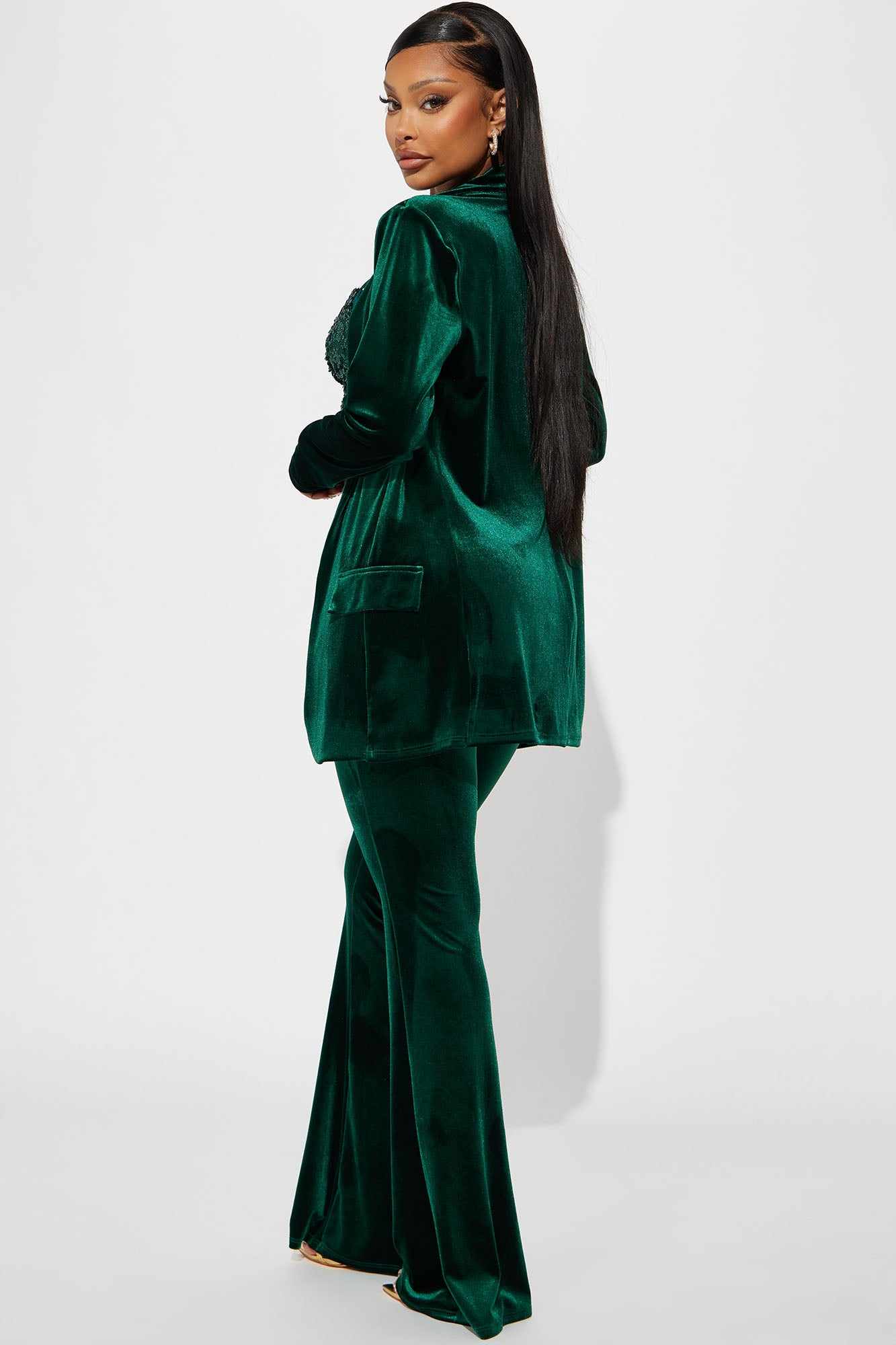 Green Velvet Women Pants Suits - огляд і ціна Women'S Formal Jackets To Wear With Dresses