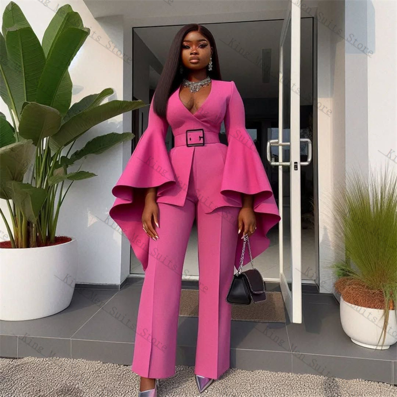 Pink Women Suits Set 2 Piece B - огляд і ціна Women'S Formal Wear Tuxedo